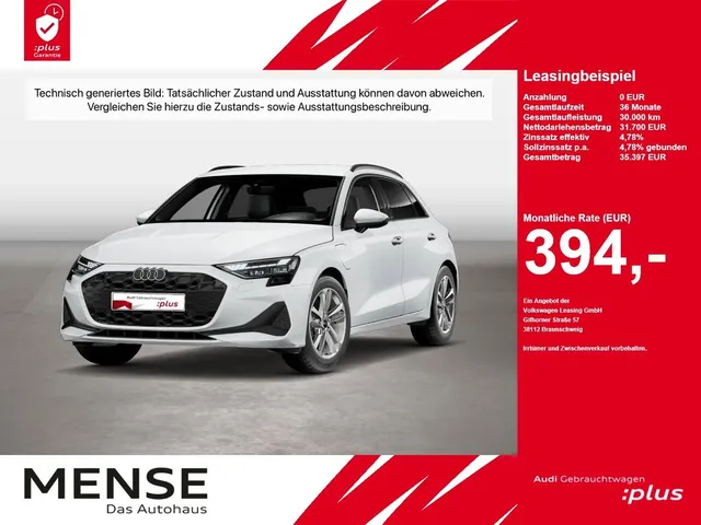 Audi A3 Sportback 40 TFSI e S tronic Standhzg|ACC|LED