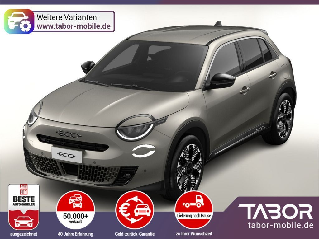 Fiat 600 Hybrid La Prima SHZ eHK ACC Nav Kam 360°PDC Leasing