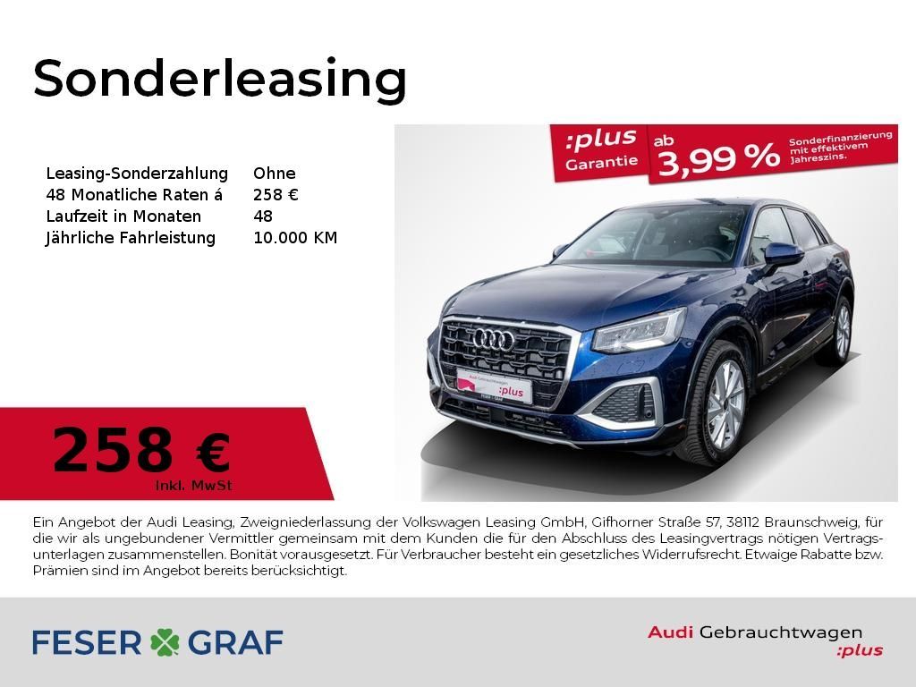 Audi Q2 35 TFSI S tronic /LED/Navi+/Virtual/Kamera Leasing