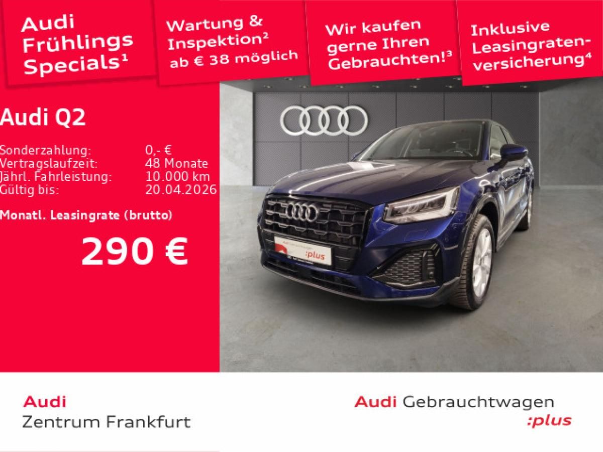 Audi Q2 35 TDI advanced S tronic LED Navi DAB VC PDC Leasing