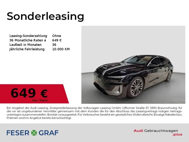 Audi A6 Avant e-tron performance S LineMatrix/B&O/360