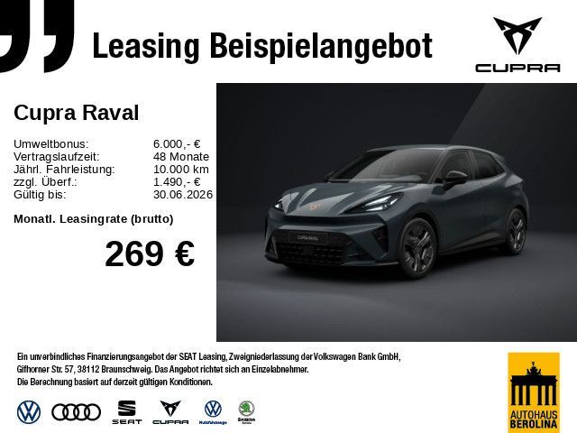 Cupra CUPRA Raval Endurance Dynamic Plus 155 kW (211 P Leasing
