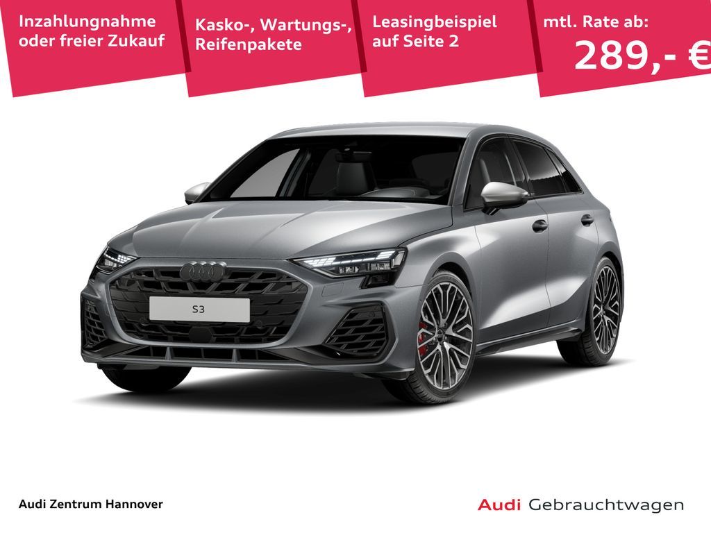 Audi S3 Sportback 2.0 TFSI virtual Leasing