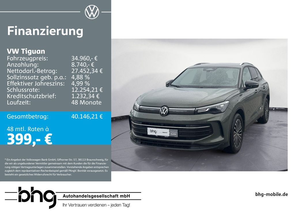 Volkswagen Tiguan 1.5 eTSI OPF DSG Life Leasing