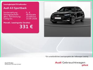 Audi A3 Sportback 1.5 TFSI S line AHK LED LM 19" Navi