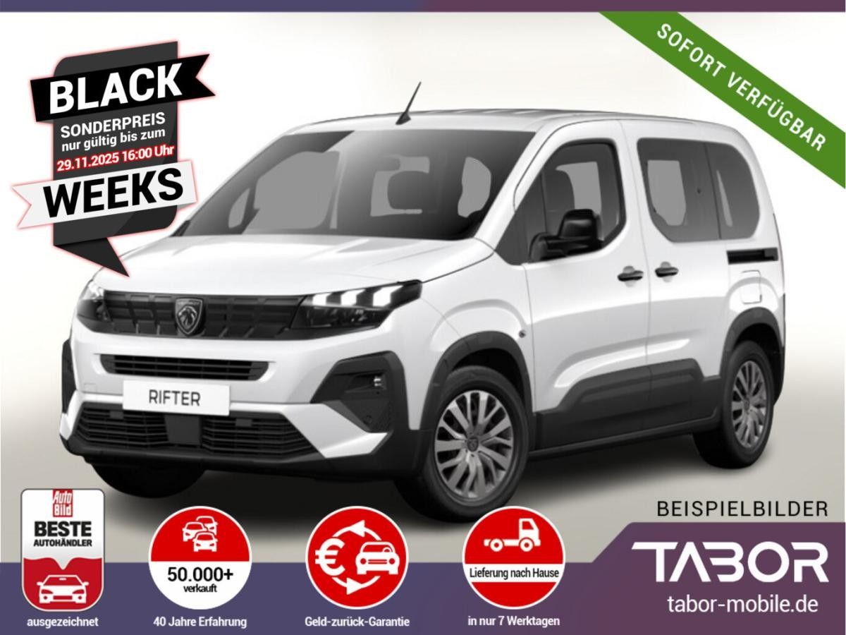 Peugeot Rifter 100 Allure CarPlay 2xSchiebe Temp PDC NSW Leasing