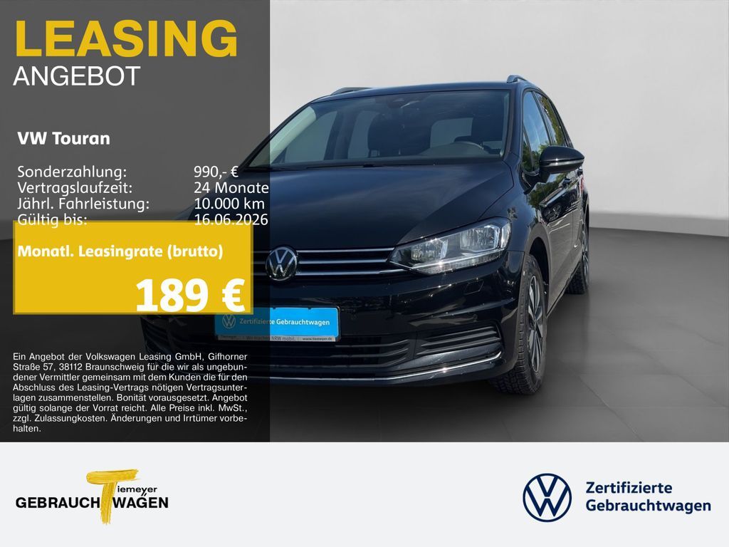 Volkswagen Touran 1.5 TSI GOAL 7-SITZE KAMERA eKLAPPE NAVI Leasing