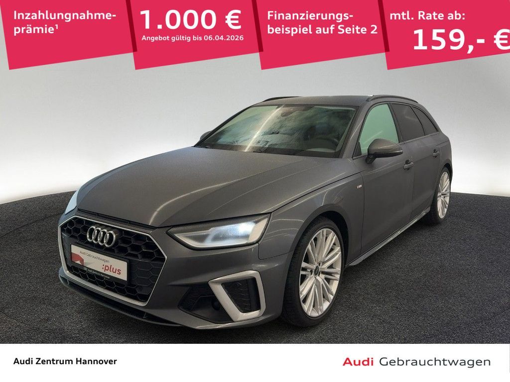 Audi A4 Avant S line 40 TFSI virtual DAB B&O Leasing