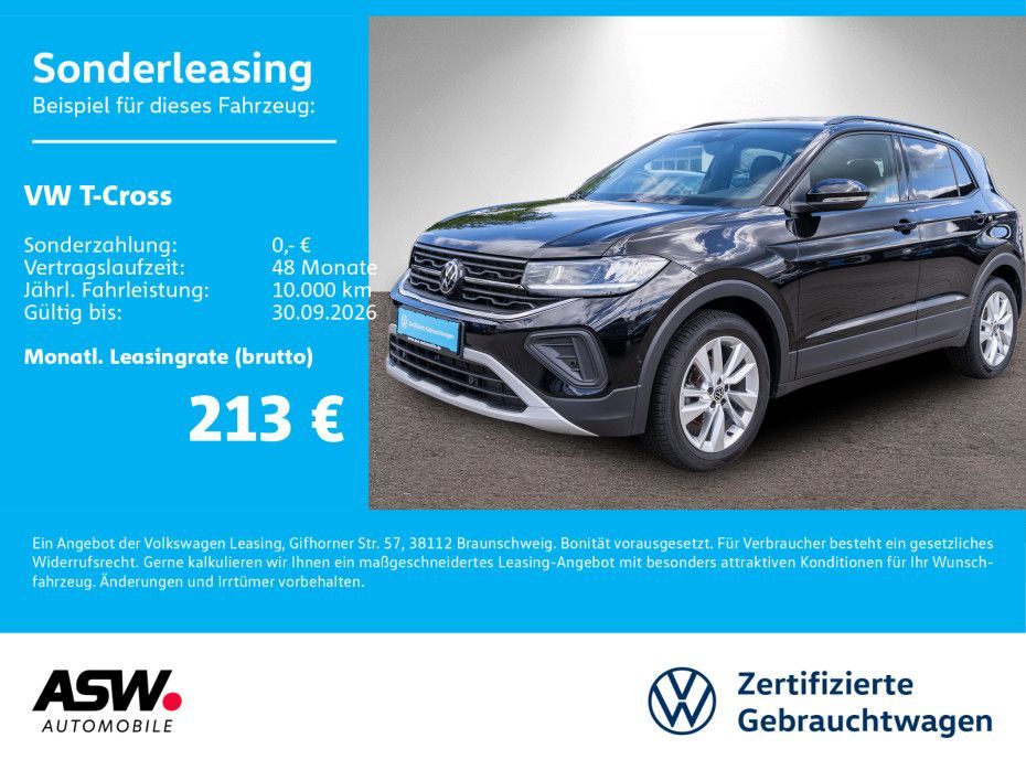 Volkswagen T-Cross Goal 1.0TSI DSG LED NAVI AHK ACC PDC SHZ Leasing