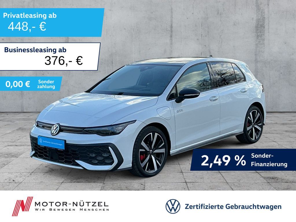 Volkswagen Golf VIII GTE 5JG+LEDER+MATRIX+NAVI+AHK+PANO+HuD Leasing