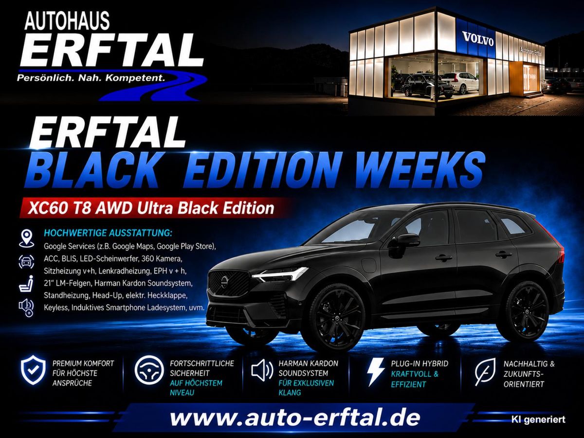 Volvo XC60 T8 AWD Ultra Black Edition Leasing