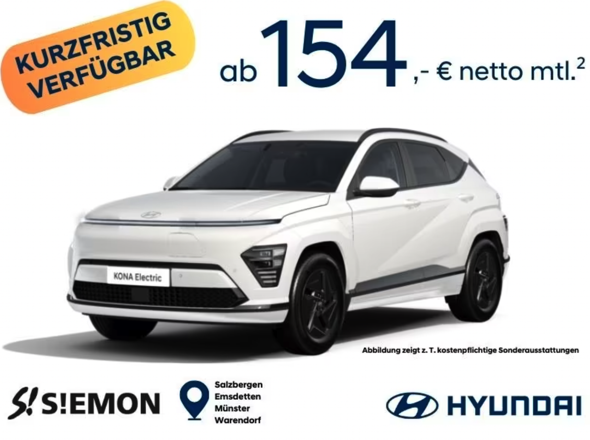 Hyundai Hyundai KONA Elektro Trend 115 kW 48,4kWh MY25 Leasing