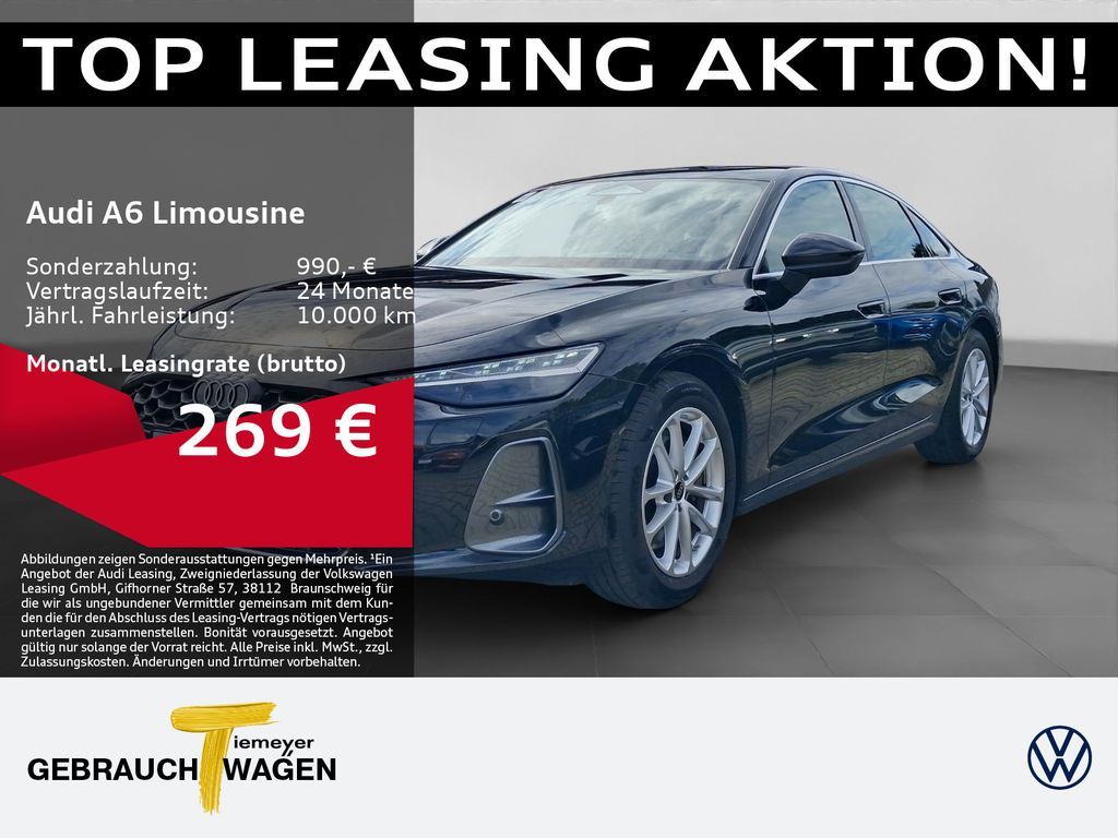 Audi A6 Limousine TDI Q LEDER ST.HEIZ HuD BuO Leasing