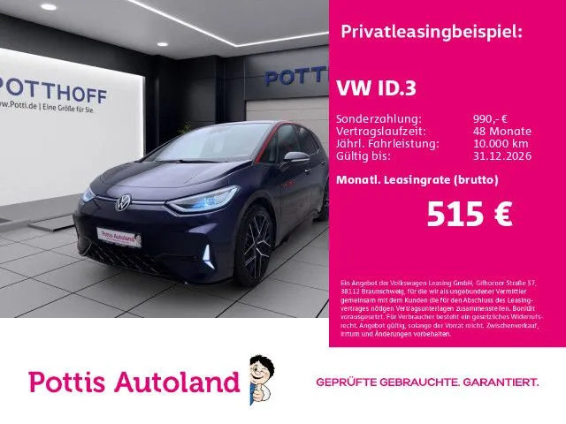 Volkswagen ID.3 GTX PERFORMANCE FIRE + ICE PANO NAVI