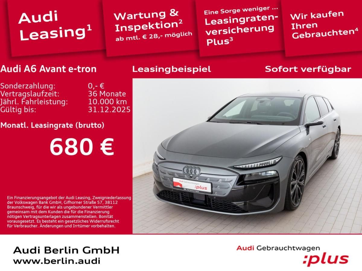 Audi A6 e-tron A6 Avant e-tron edition one qu. AHK 360 HUD PANO Leasing