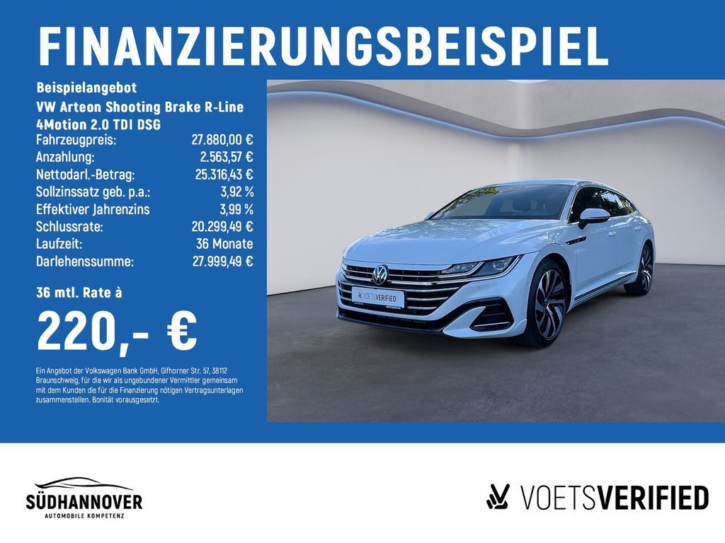 Volkswagen Arteon Shooting Brake R-Line 4Motion 2.0 TDI DSG Leasing