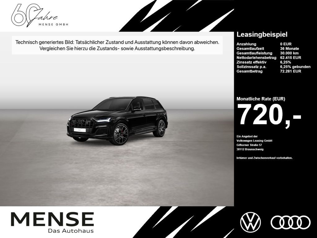 Audi SQ7 competition plus Matrix AHK HUD Laser Luft Leasing