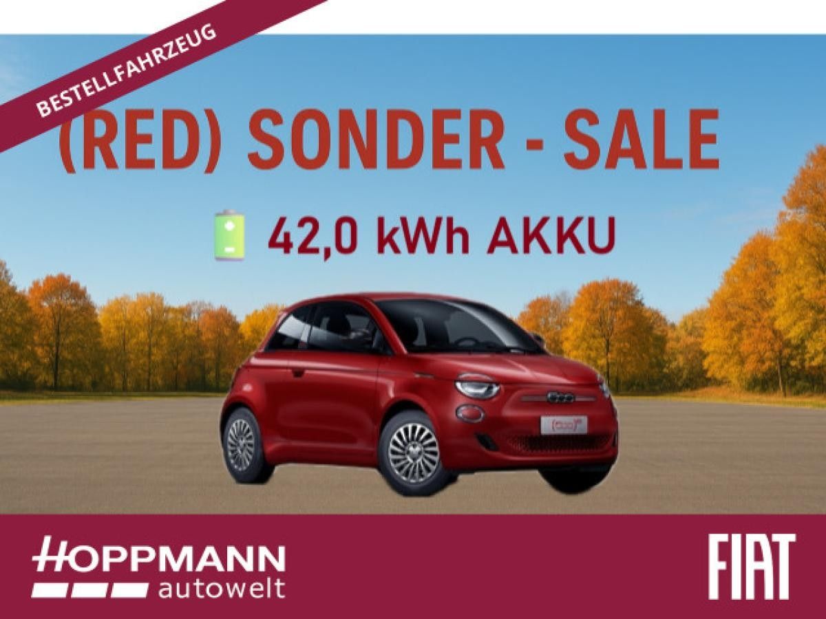 Fiat 500e Lim. (Red) *großer AKKU* | 57072 SIEGEN Leasing