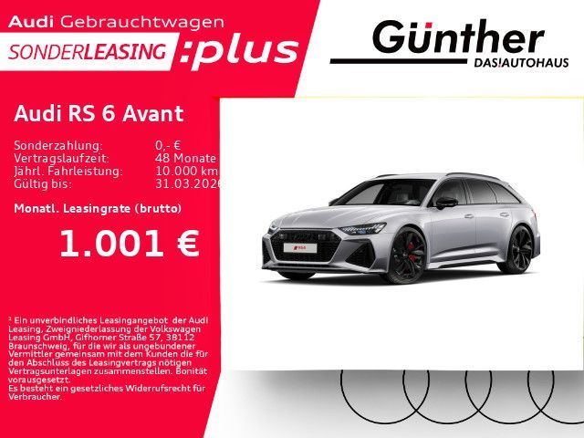 Audi RS 6 Avant +WINTERRÄDER+SPORTABGAS+AHK+LASERLICH Leasing
