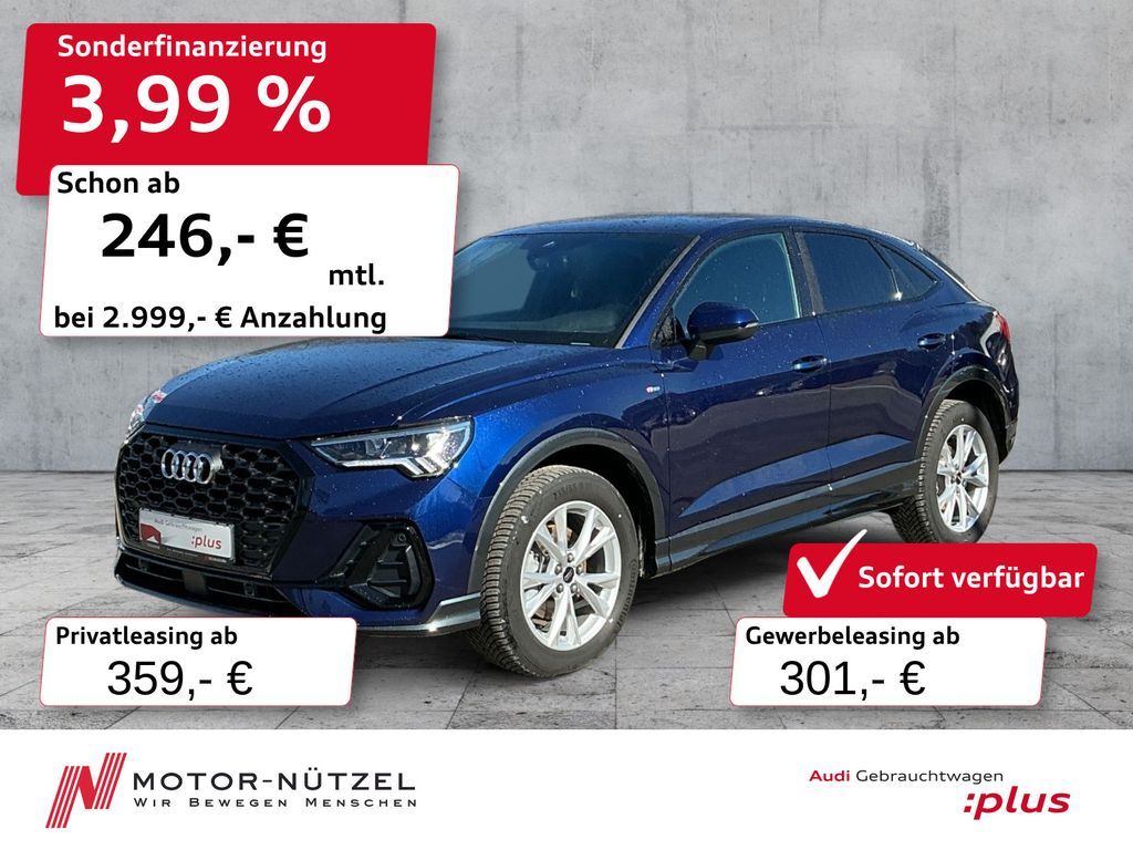 Audi Q3 Sportback 35 TDI S-TR S-LINE LED+NAVI+RFK+ACC Leasing