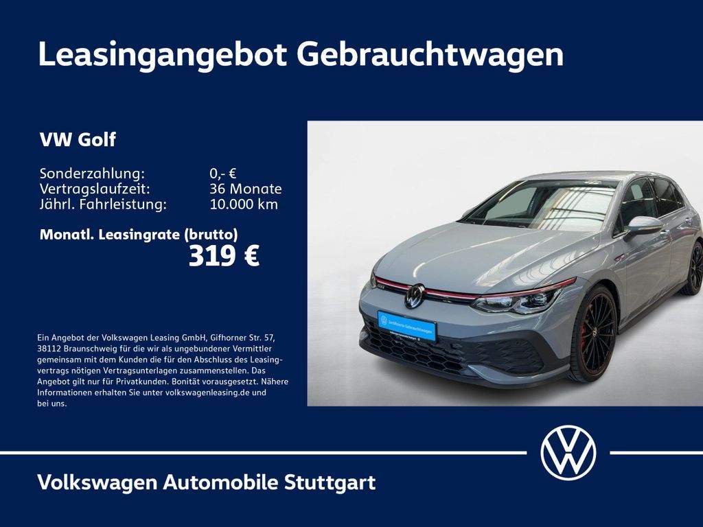 Volkswagen Golf 8 GTI Clubsport 2.0 TSI DSG Navi Kamera LED Leasing
