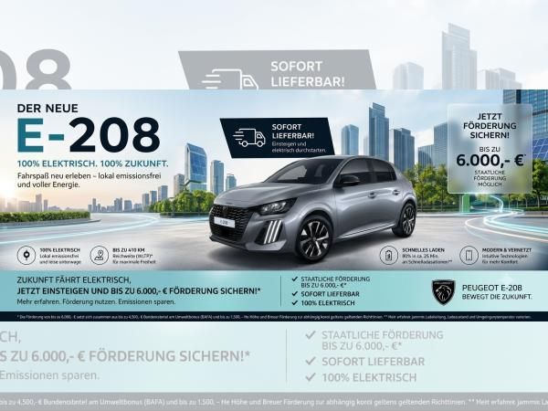 Peugeot 208 Elektro 136 Business *Sofort* Leasing