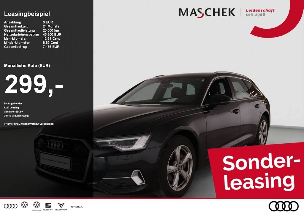 Audi A6 Avant 40 TDI nur noch bis 05.04! 360° ACC AHK Leasing