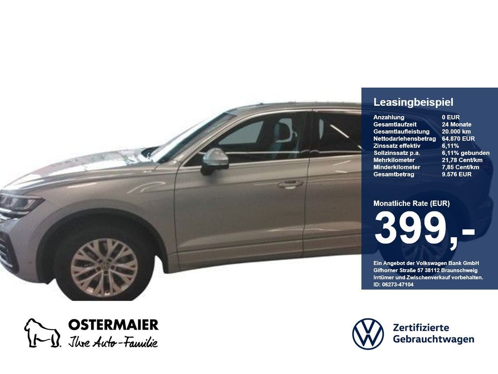 Volkswagen Touareg ELEGANCE 3.0TDI 286PS NP.117T STDHZG.AHK Leasing