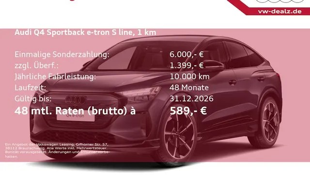 Audi Q4-sportback-e-tron Quattro 5dr