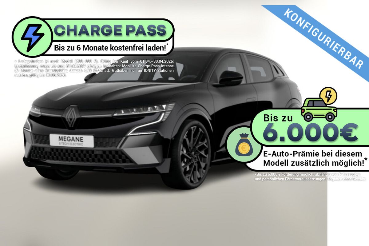 Renault Megane E-Tech Esprit Alpine 220 Comfort Range Leasing privat Leasing