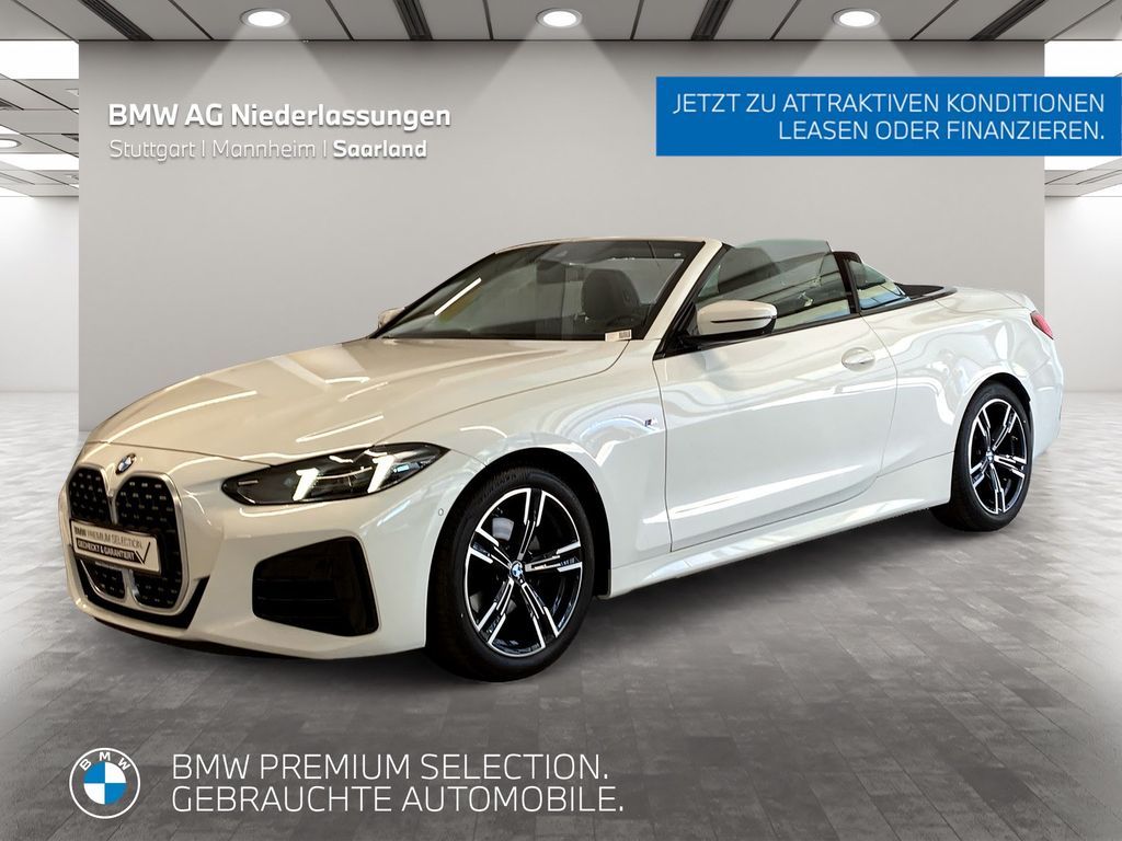 BMW 420i Cabrio M Sport LiveCockpitProf Kamera HiFi Leasing