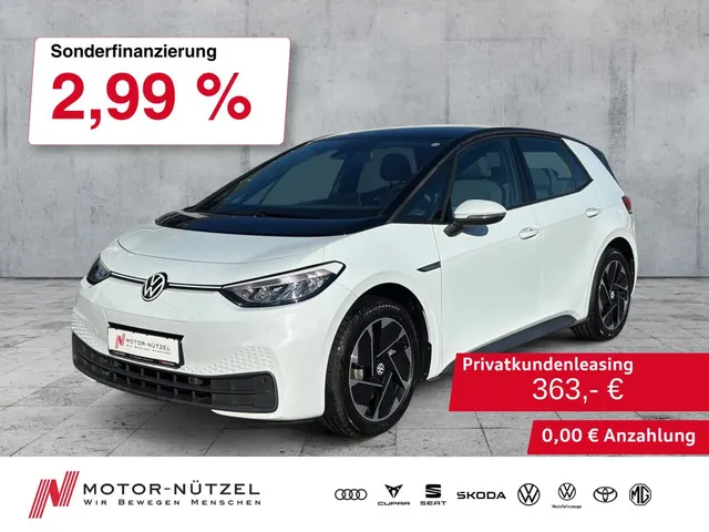 Volkswagen ID.3 107 kW Pro LED+NAVI+ACC+2xPDC+DAB+ISOFIX