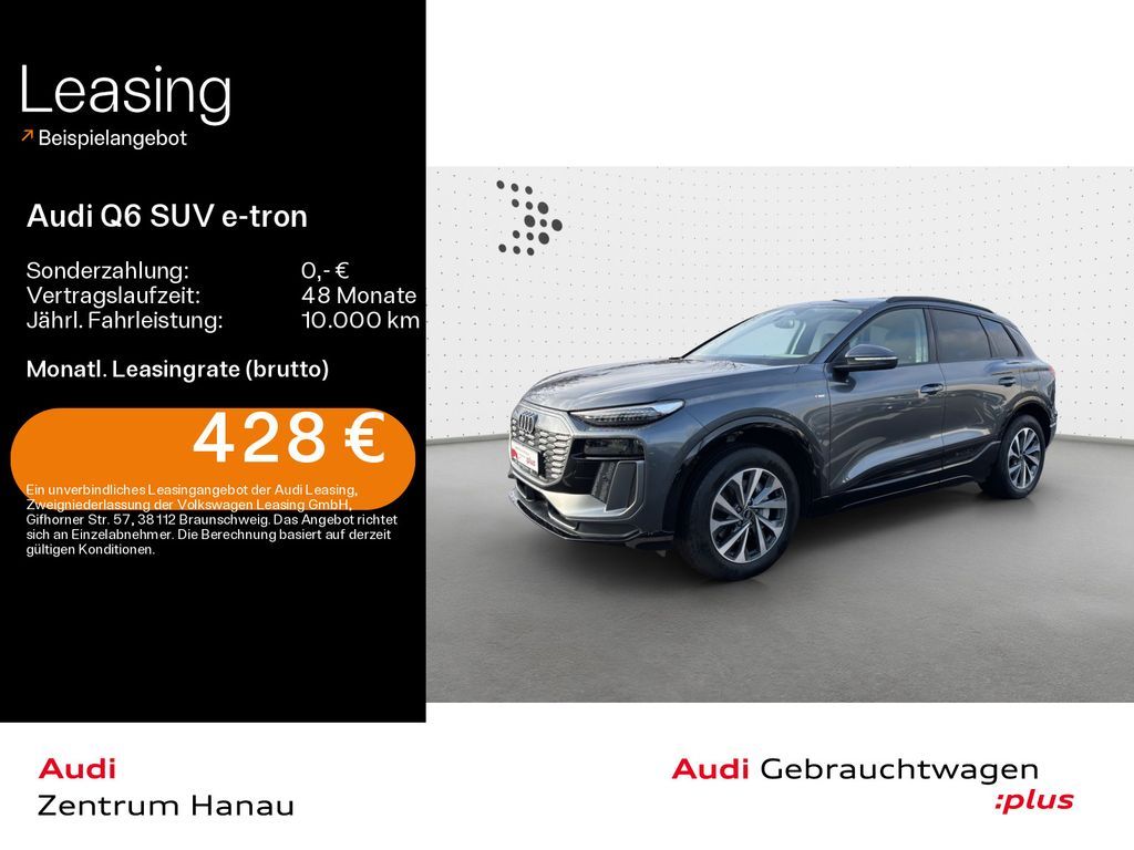 Audi Q6 e-tron S-LINE*NAVI*LED-PLUS*19ZOLL*PDC*SHZ* Leasing
