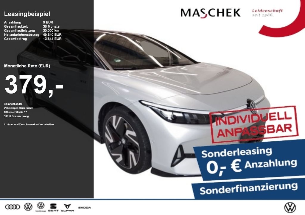 Volkswagen ID.7 GTX Sonderleasing! Panorama AHK Anschlussg Leasing