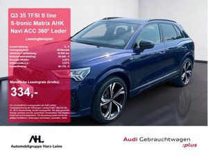 Audi Q3 35 TFSI S line S-tronic Matrix AHK Navi ACC 360° Leder