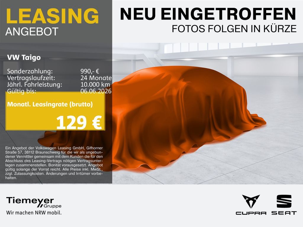 Volkswagen Taigo 1.0 TSI GOAL NAVI ASSIST APP-CON ACC Leasing