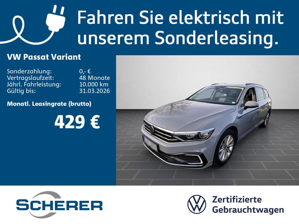 Volkswagen Passat Variant GTE 1.4 TSI eHYBRID DSG IQ.LIGHT Leasing