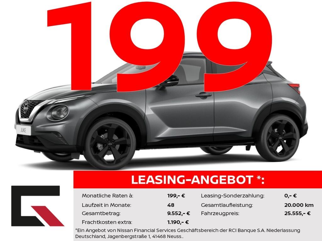 Nissan Juke TEKNA 114PS Automatik Winter/360°/Carplay Leasing