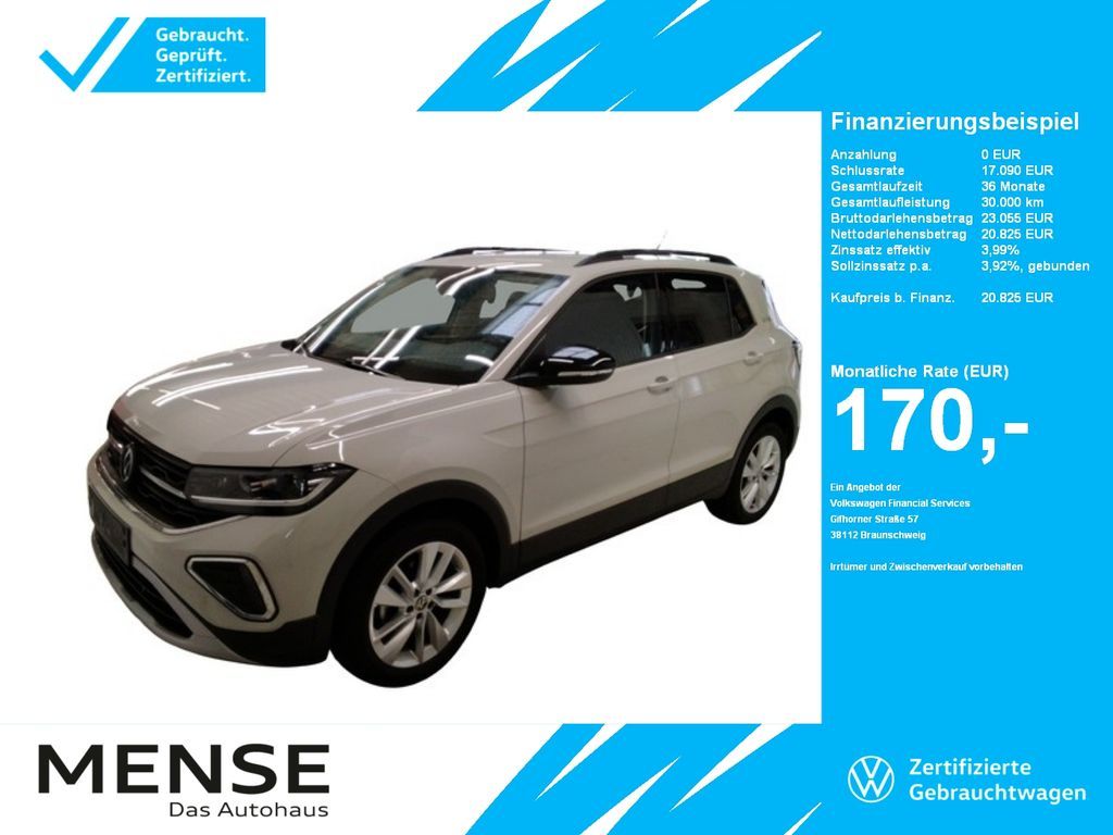 Volkswagen T-Cross 1.0 TSI Goal IQ.Light Matrix CarPlay ACC Leasing