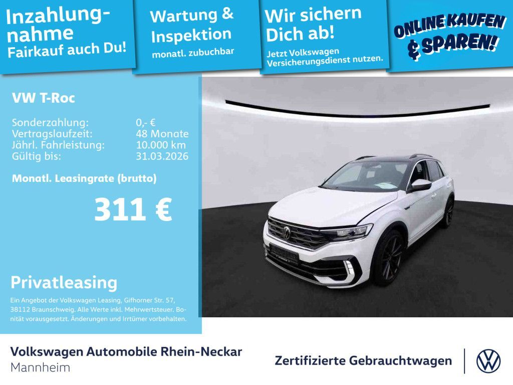 Volkswagen T-Roc 2.0 TSI R 4Motion Navi Pano Beats Kamera u Leasing