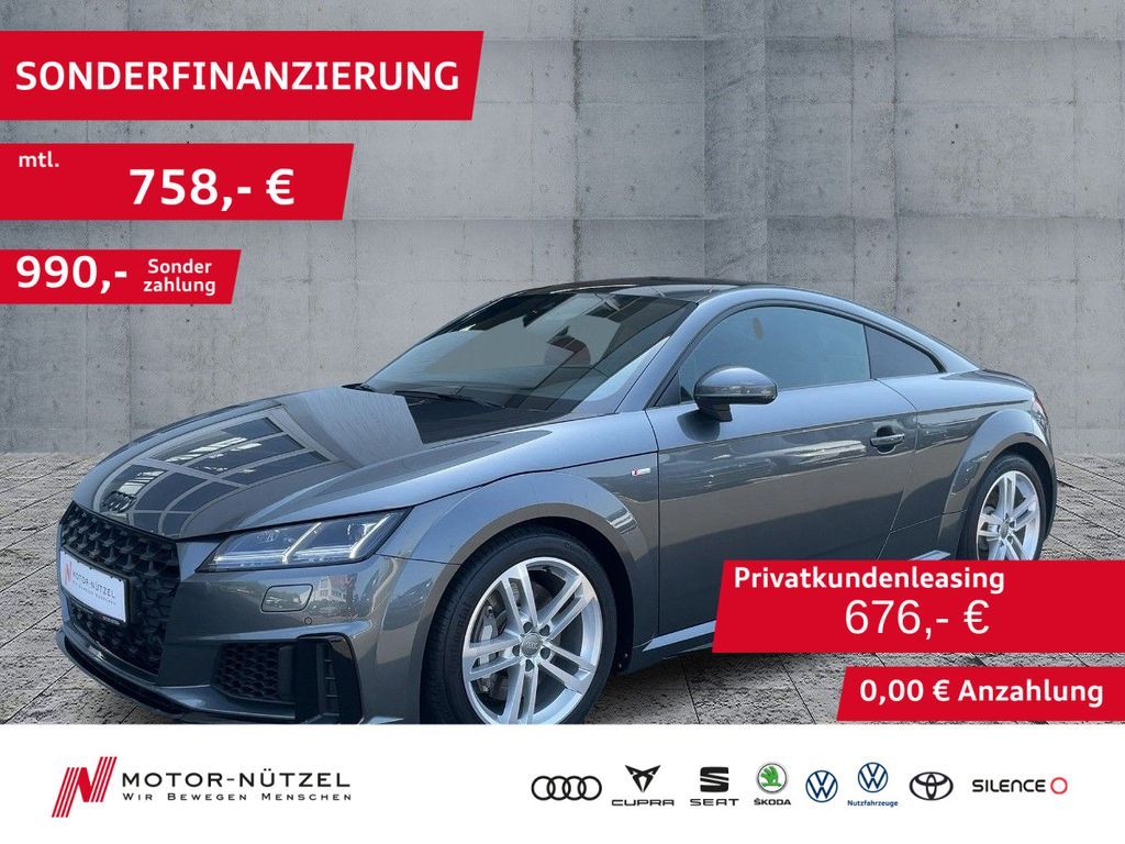 Audi TT Coupé 45 TFSI S-TR 2xS-LINE LED+NAVI+B&O+RFK Leasing