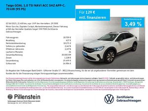 Volkswagen Taigo GOAL 1.0 TSI NAVI ACC SHZ APP-C.