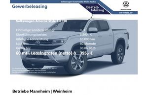 VW Amarok Style DC 3.0 TDI 4MOTION Automatik - Leasing