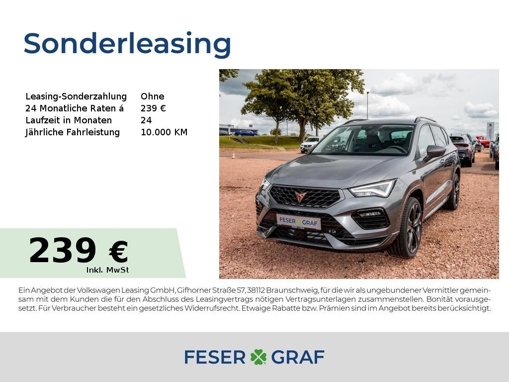 Cupra Ateca 1.5TSI DSG AHK/LED/GRA/CLIMA/RÜCKF Leasing