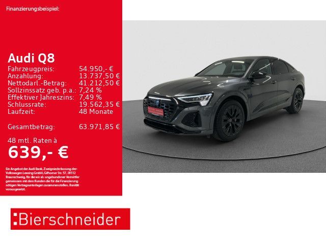 Audi Q8 Sportback 55 e-tron S-Line AHK MATRIX HuD 21 Leasing