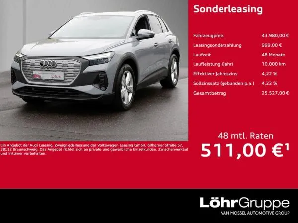Audi Q4 e-tron 40 Wärmepumpe ACC Navi Kamera Head-up