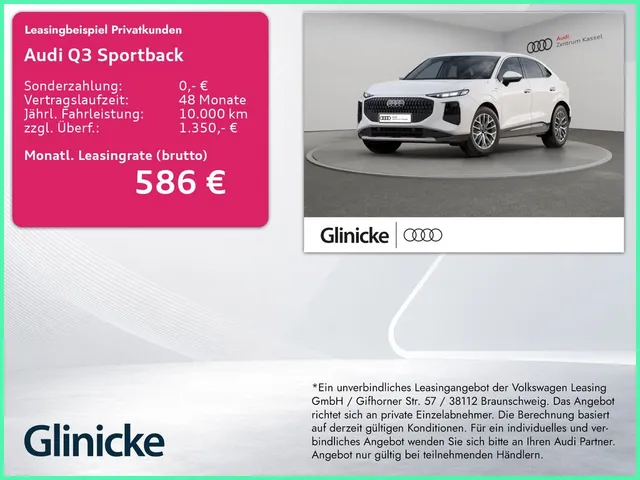 Audi Q3 Sportback e-hybrid NEUBESTELLUNG MJ2027