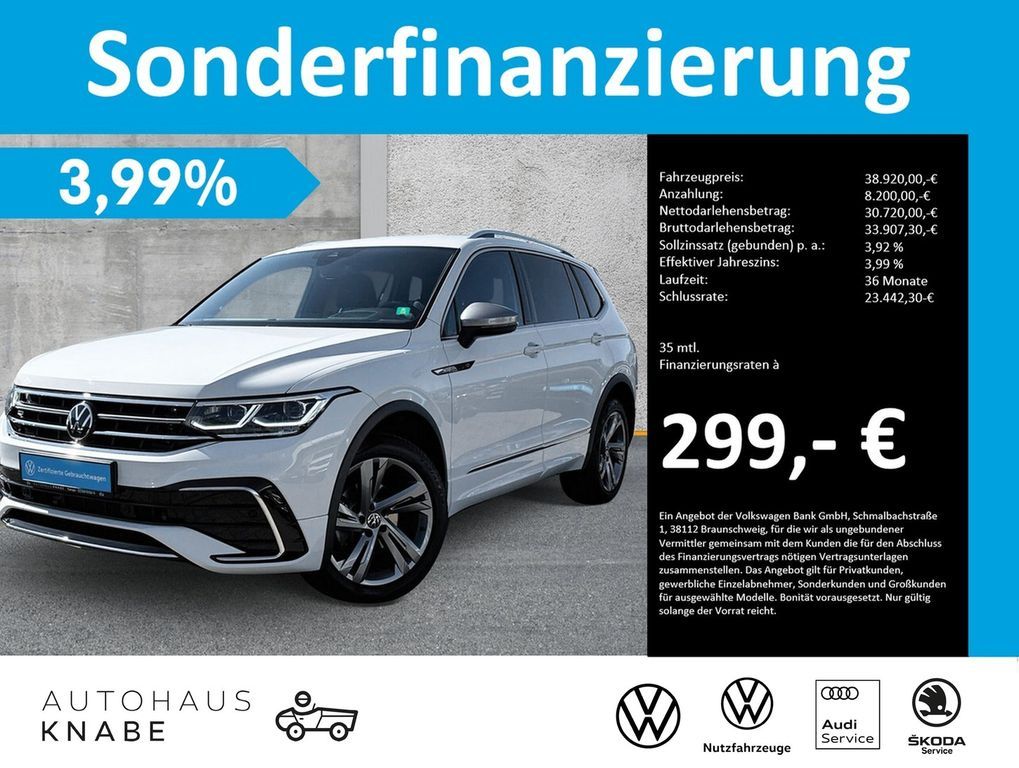 Volkswagen Tiguan Allspace 2.0 TDI DSG 4M R-Line 7-Sitzer A Leasing