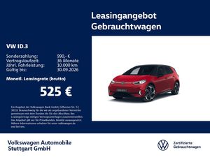 Volkswagen ID.3 GTX Navi LED ACC SHZ HUD Bluetooth