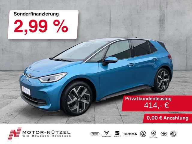 Volkswagen ID.3 150 kW Pro MOVE FACELIFT AHK+PANO+HuD+360°